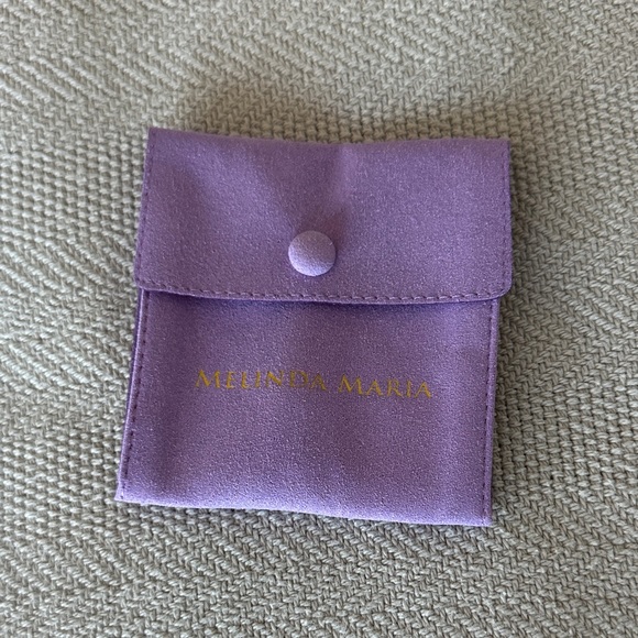 Melinda Maria Lavender Pouch with Gold Accents - Picture 1 of 3